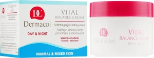 Dermacol Крем смягчающий восстанавливающий для нормальной и комбинированной кожи Face Care Vital Balance