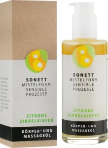 Sonett Органическое массажное масло "Цитрус" Sonnet Citrus Massage Oil