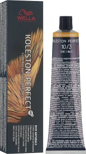 Краска для волос - WELLA Koleston Perfect ME+ Rich Naturals, 10/38, 60 мл