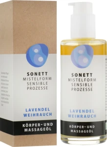 Sonett Органическое массажное масло "Лаванда" Sonnet Citrus Massage Oil