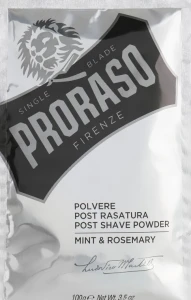 Proraso Пудра после бритья с мятой и розмарином Mint & Rosemary Post Shave Powder