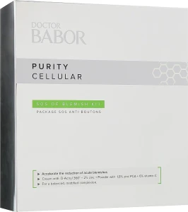 Babor Набір проти вугрової висипки Doctor Purity Cellular SOS De-Blemish Kit(cr/50ml + powder/5g)