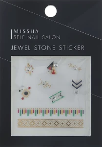 Missha Стразы-наклейки для маникюра Self Nail Salon Jewel Stone Sticker
