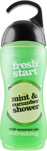 Xpel Marketing Ltd Відновлювальний крем-гель для душу "М'ята і огірок" Fresh Start Mint & Cucumber Shower Gel