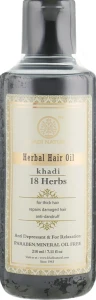 Khadi Natural Натуральное масло для волос "18 трав" Ayurvedic Herbal 18 Herbs Hair Oil