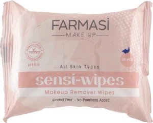 Farmasi Салфетки для снятия макияжа Make Up Remover Wipes pH 6.0
