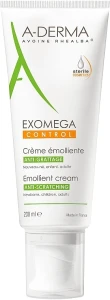 A-Derma Смягчающий крем для тела с дозатором Exomega Control Emollient Cream Anti-Scratching