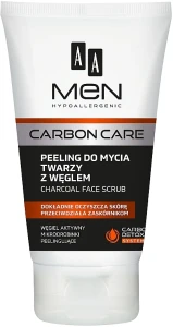 AA Скраб для обличчя з вугіллям Cosmetics Men Carbon Care Charcoal Face Scrub