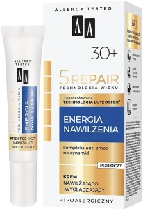AA Крем для очей 30+ Cosmetics Age Technology 5 Repair Moisturizing And Energizing Eye Cream