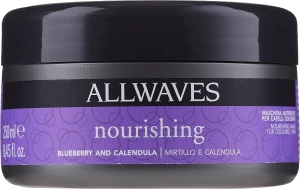 Allwaves Живильна маска після фарбування з екстрактами ягід і календули Blueberry And Calendula Nourishing Mask