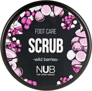 NUB Скраб для ног Foot Care Scrub Wild Berries