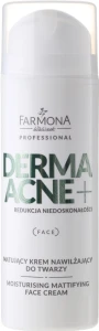 Farmona Professional Крем матирующий с содержанием AHA кислот Dermaacne+ Moisturising Mattifying Face Cream