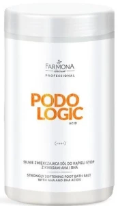 Farmona Professional Розм'якшувальна сіль для ніг Podologic Acid Strongly Softening Foot Bath Salt