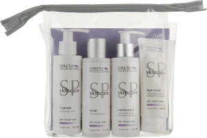 Strictly Professional Набір для сухої вікової шкіри SP Skincare (cleanser/150ml + toner/150ml + moisturiser/150ml + mask/100ml)
