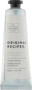 Scottish Fine Soaps Крем для рук Original Recipes Goat's Milk & Avocado Hand Cream