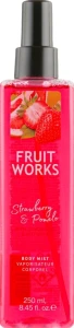 Grace Cole Спрей для тела "Клубника и помело" Fruit Works Body Mist Strawberry & Pomelo