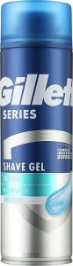 Gillette Гель для гоління для чутливої шкіри Series 3X Sensitive Skin Shave Gel for Men