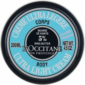 L'Occitane Ультраживильний крем для тіла "Карите" Shea Butter Ultra Light Body Cream
