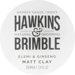 Hawkins & Brimble Матовая глина для укладки волос Elemi & Ginseng Matt Clay