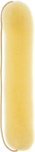 Lussoni Валик для прически, с резинкой, 230 мм, светлый Hair Bun Roll Yellow