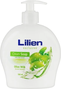 Lilien Жидкое крем-мыло "Оливковое молочко" Olive Milk Cream Soap