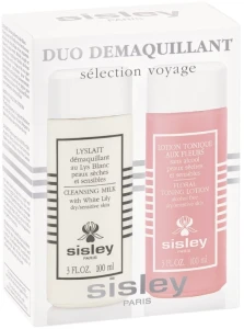 Sisley Набор Travel Duo Cleansing Kit (milk/100ml + lot/100ml)