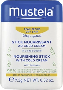 Mustela Живильний стік для губ і обличчя з колд-кремом Bebe Nourishing Stick With Cold Cream