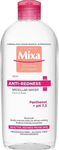 Mixa Мицеллярная вода против раздражений для чувствительной кожи лица Anti-redness Micellar Water Anti-irritation