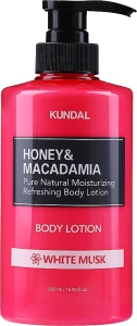 Kundal Лосьйон для тіла "Білий мускус" Honey & Macadamia White Musk Body Lotion