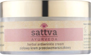 Sattva Крем на натуральных травах против морщин Ayurveda Anti-Wrinkle Cream