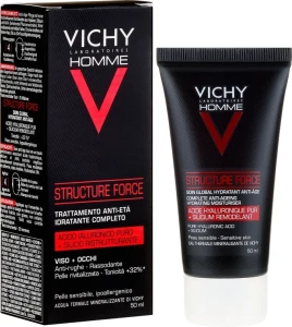 Vichy Флюид для лица Homme Structure Force Complete Anti-ageing Hydrating Moisturiser