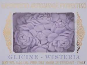 Saponificio Artigianale Fiorentino Мило натуральне "Гліцинія" Botticelli Wisteria Soap