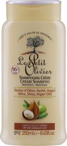 Le Petit Olivier Шампунь для сухих и поврежденных волос Olive Karite Argan Shampoo