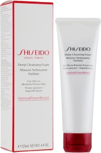 Shiseido Глубоко очищающая пенка для лица Deep Cleansing Foam