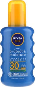Nivea Сонцезахисний спрей Sun Protect and Moisture Moisturising Sun Spray SPF 30