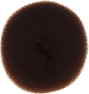 Ronney Professional Валик для зачіски, 15х6.5 см, коричневий Hair Bun 053