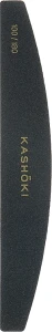 Kashoki Мягкая пилочка в форме полумесяца, черная, 100/180
