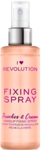 I Heart Revolution Makeup Revolution Fixing Spray Peaches & Cream Спрей, що фіксує макіяж