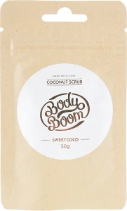 BodyBoom Кокосовий скраб для тіла Body Boom Coconut Scrub Sweet Coco