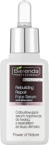 Bielenda Professional Відновлювальна сироватка з екстрактом слизу равлика Power Of Nature Rebuilding Repair Face Serum