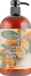 Dead Sea Collection Гель для душа с минералами Мертвого моря и аргановым маслом Argan Body Wash