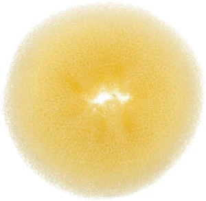 Lussoni Валик для зачіски, круглий, світлий, 110 мм Hair Bun Ring Yellow
