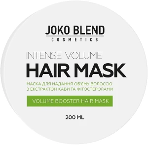 Joko Blend Маска для додання об'єму Intense Volume Hair Mask