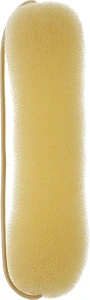 Lussoni Валик для зачіски, з резинкою, 150 мм, світлий Hair Bun Roll Yellow