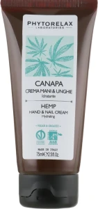 Phytorelax Laboratories Крем для рук та нігтів зволожуючий HEMP Vegan&Organic PhL Hemp Hand And Nail Cream