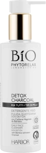 Phytorelax Laboratories Очищающий гель для лица с активированным углем Bio Phytorelax Detox Charcoal Daily Face Cleanser Sos Detox
