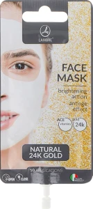 Lambre Маска для лица с золотом Natural 24K Gold Face Mask