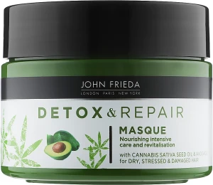 John Frieda Живильна маска для інтенсивного відновлення волосся Detox & Repair Masque