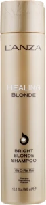 Цілющий шампунь для натурального і знебарвленого світлого волосся - L'anza Healing Blonde Bright Blonde Shampoo, 300 мл