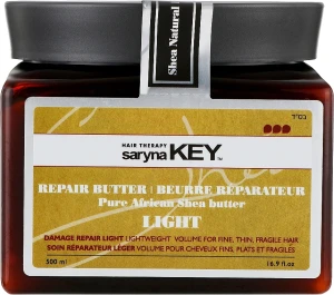 Saryna Key Відновлювальна маска для волосся Damage Repair Butter Pure African Shea Butter Light